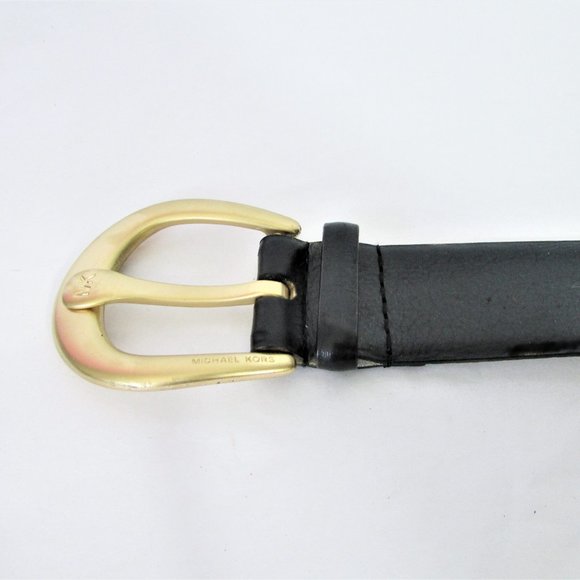 MICHAEL Michael Kors black leather belt M main image 4